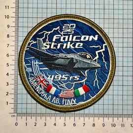 Collectible Patch Falcon Strike 2025 🇺🇸 🇮🇹