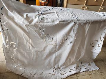 tovaglia ricamata rettangolare da 6