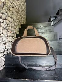 Trolley borsone pied-de-poule 50x28x30cm