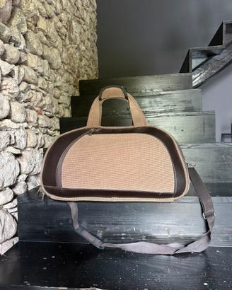 Trolley borsone pied-de-poule 50x28x30cm