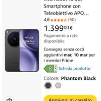 VIVO X300 PRO NUOVO 12/256 GB