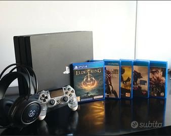 PS4 Pro: Bundle , Silenziosa, 5 Giochi + cuffie