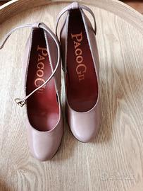 Décolleté Paco Gil – Pelle Nude – Made in Spain


