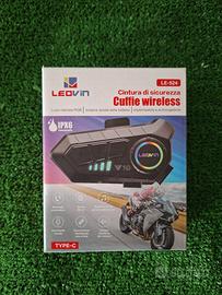 Interfono Moto Bluetooth 5.3 RGB Cuffie Casco 