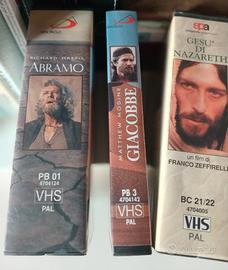 5 VHS Audiovisivi: GESÙ Giacobbe Abramo 