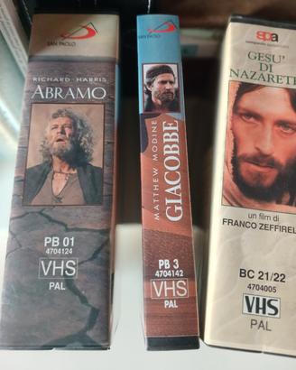 5 VHS Audiovisivi: GESÙ Giacobbe Abramo 