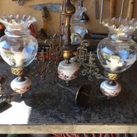 Lampadario, specchio e candelabro