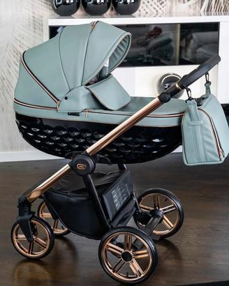 Trio Adbor premium OXV 3D verde acqua similpelle