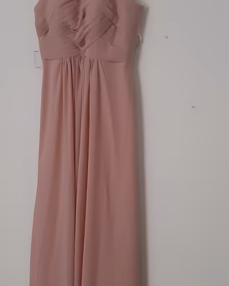 Abito lungo in chiffon TG. 44 con stola 