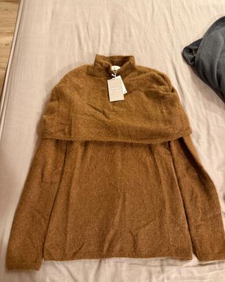 Maglione a dolcevita in misto mohair