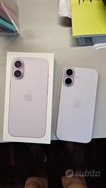 Iphone 17 256gb lilla 100% batteria