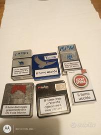  Porta sigarette in metallo 