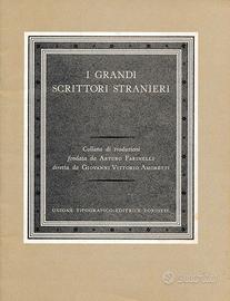 Catalogo UTET "I Grandi Scrittori Stranieri"-1967