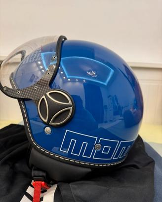 Casco Momo Designs L Blu