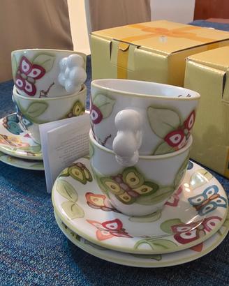 Set Quattro Tazzine Thun Bianche 