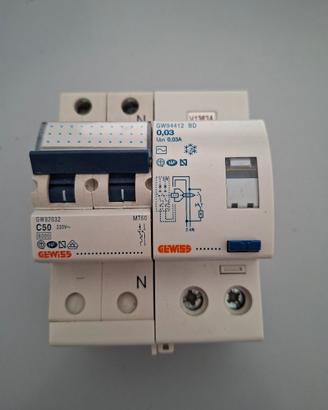 Differenziale magnetotermico Gewiss 
