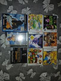 Videogiochi Nintendo DS, 3DS, PS1, PS2, PSP.