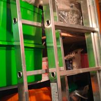 SCALA TRABATTELLO MULTIUSO IN ALLUMINIO 