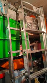 SCALA TRABATTELLO MULTIUSO IN ALLUMINIO 