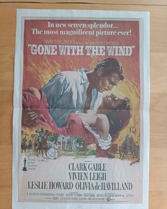 Poster Locandina "Via col Vento" (1939)