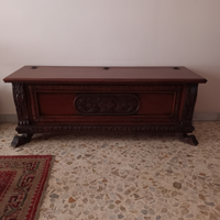 Cassapanca color noce