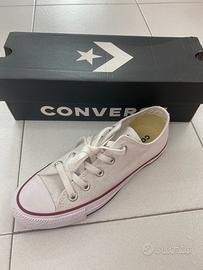All Star Converse basse bianche 36