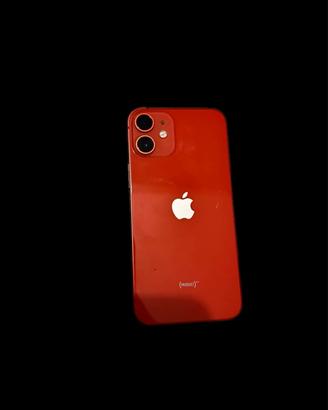 iphone 12 mini rosso  leggermente difettoso