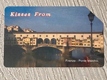Scheda telefonica Firenze Ponte vecchio