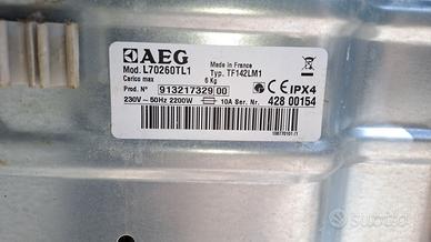 Ricambi Lavatrice AEG mod. L70260aTL1 carica alto