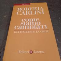 Libro 'come siamo cambiati' di Roberta Carlini