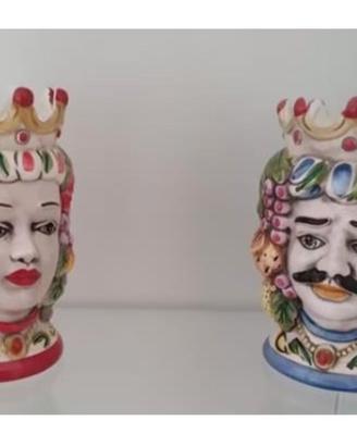 Teste di Moro ceramica siciliana