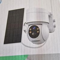 telecamera di sicurezza con pannello solare