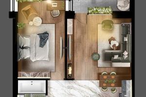 Bilocale con balcone a 650 euro - Legnano