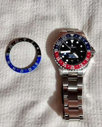 Steinhart Ocean 39 GMT 500 Premium Pepsi + Batman
