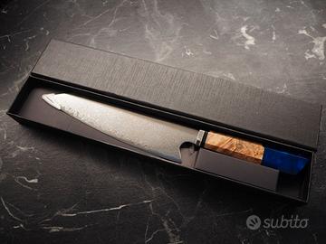 coltello da cucina  kiritsuke blu