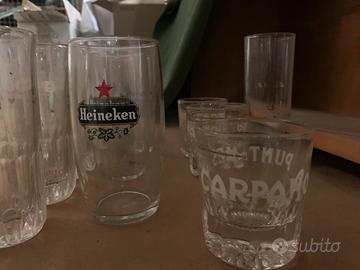 Bicchieri vintage marchiati, anni 60