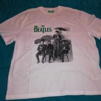 T shirt Maglietta Benetton Beatles Nuova Size XXL