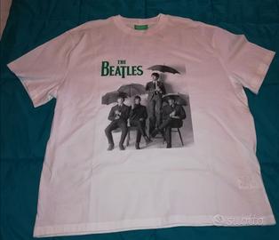 T shirt Maglietta Benetton Beatles Nuova Size XXL