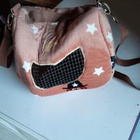 trasportino piccolo per criceto, coniglio, cuccoli