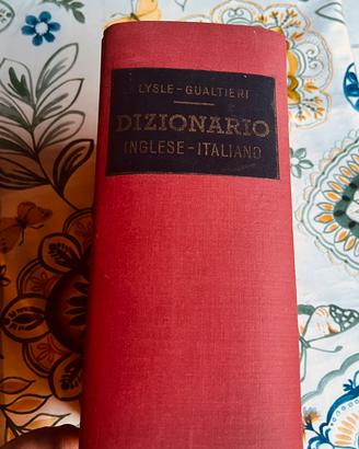 Coppia dizionari Inglese/Italiano sel 1951