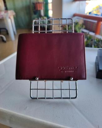 portafoglio uomo Nannini rosso