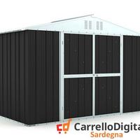 Box giardino lamiera zincata 327x155 nero