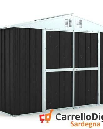 Box giardino lamiera zincata 327x155 nero