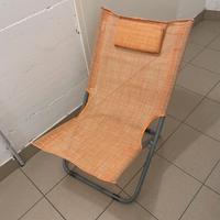 Sedia sdraio pieghevole da campeggio