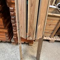 Cestino rifiuti in legno per giardino - Pircher