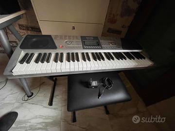 Tastiera musicale RockJAM RJ-661 con seggiolino