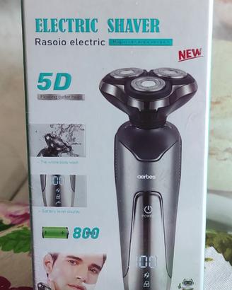 Rasoio elettrico Aerbes 5D. Più Nivea after shave.