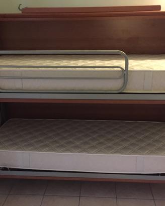 Letto a castello a scomparsa