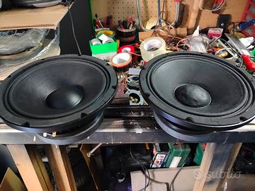 coppia woofer 10" artigianali 800 watt rms