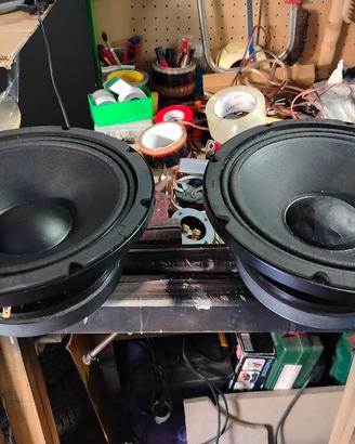 coppia woofer 10" artigianali 800 watt rms